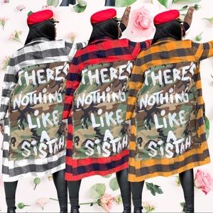 RED- Powerful Nothing Like A Sistah Coat